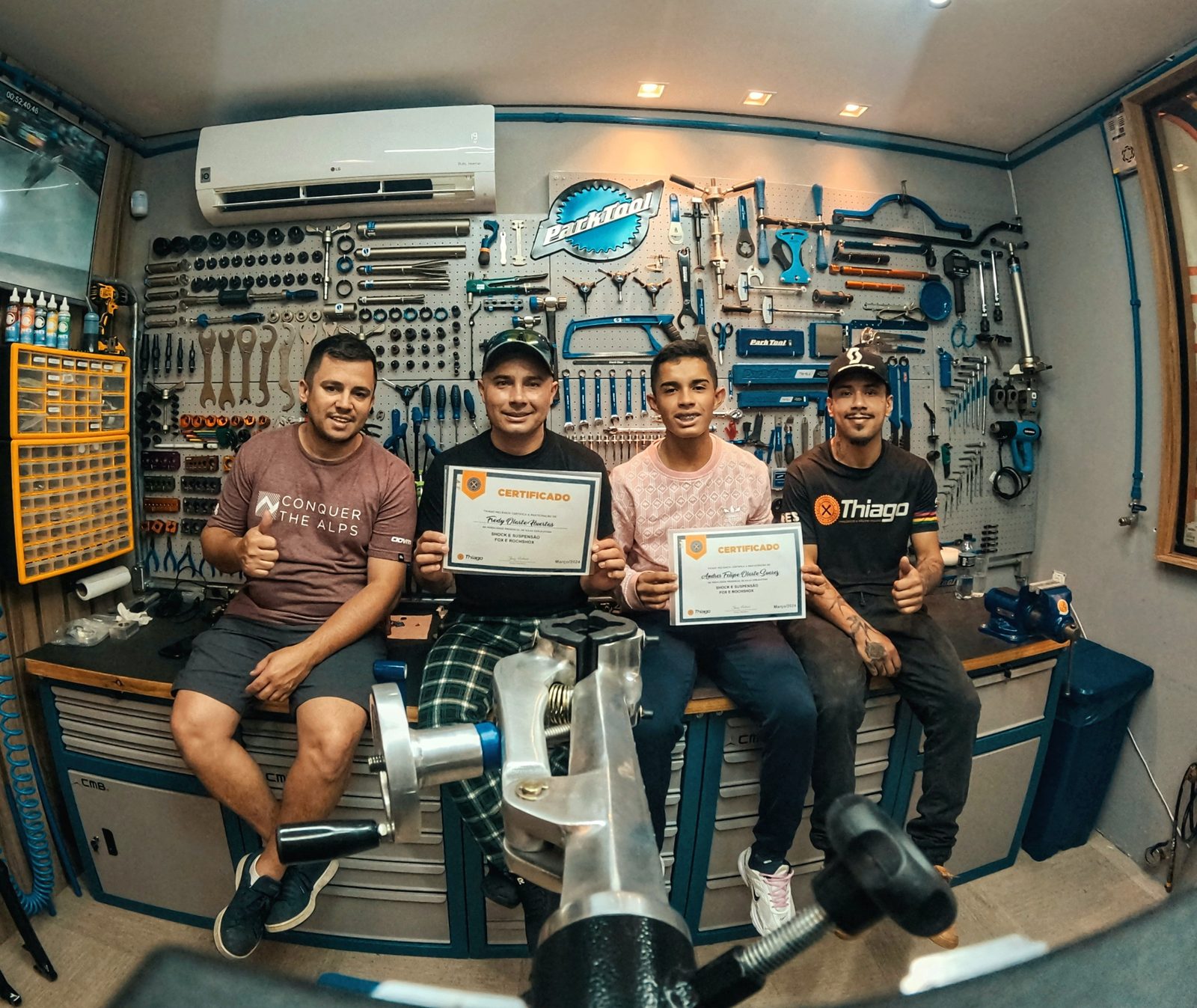 Bicifull Care team with completed certifications